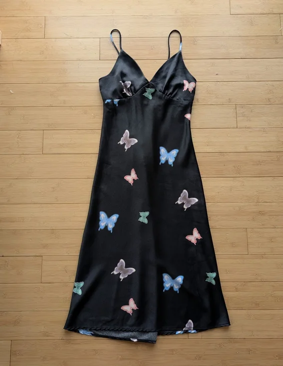 Lisa Says Gah Mariposa Butterfly Slip Dress - Picture 2 of 9